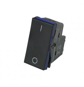 Modulo Interruptor Bipolar Simples - Pial Plus + Preto